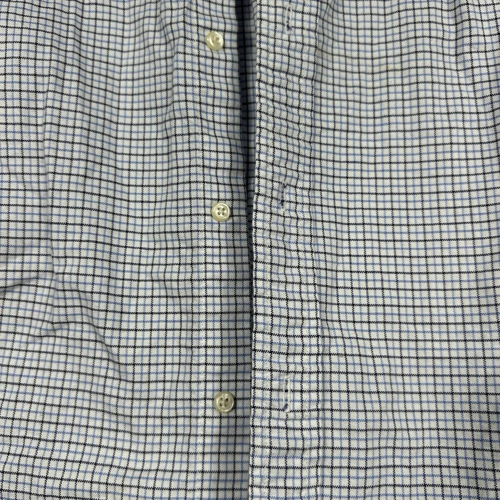 Ralph Lauren Shirt Long Sleeve Button Down White and Blue Size 3/3T